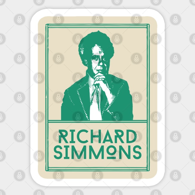 Richard simmons\\retro fan art Sticker by MisterPumpkin